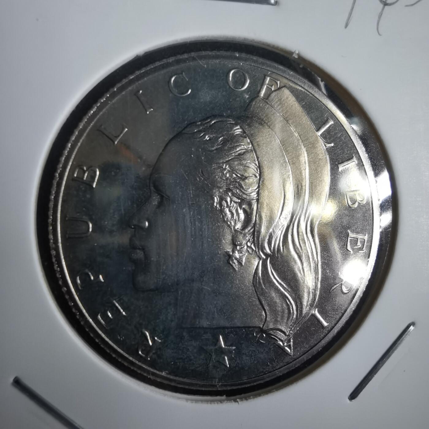 沼泽如烟--第974场 利比里亚50分精制币