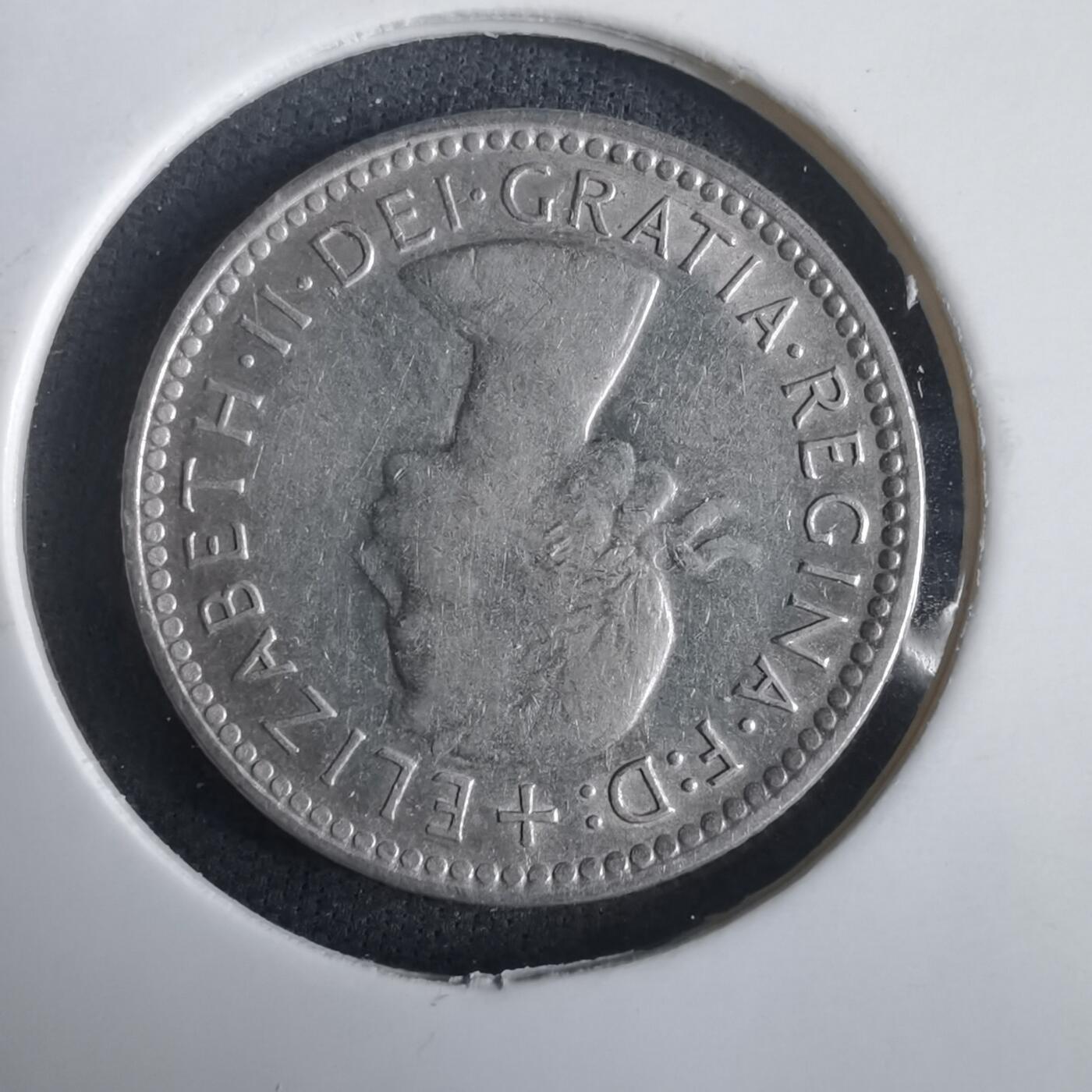 沼泽如烟--第974场 澳大利亚1958年6便士银币