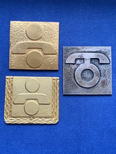 《竞宝斋》第461场 周日，周一，2场连拍 （全场包邮）欢迎送拍 - 三枚一组 芬兰银质奖章 830银约64.5克 925银约37克