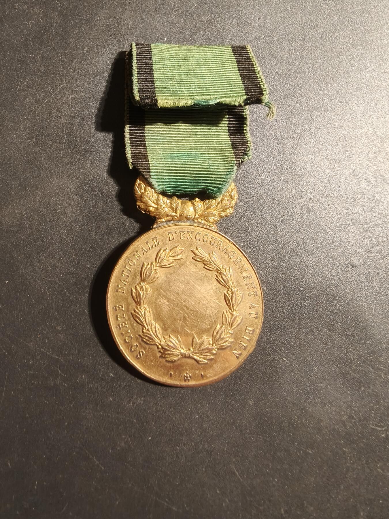 老王徽章第179期 法国金级鼓励慈善发展奖章