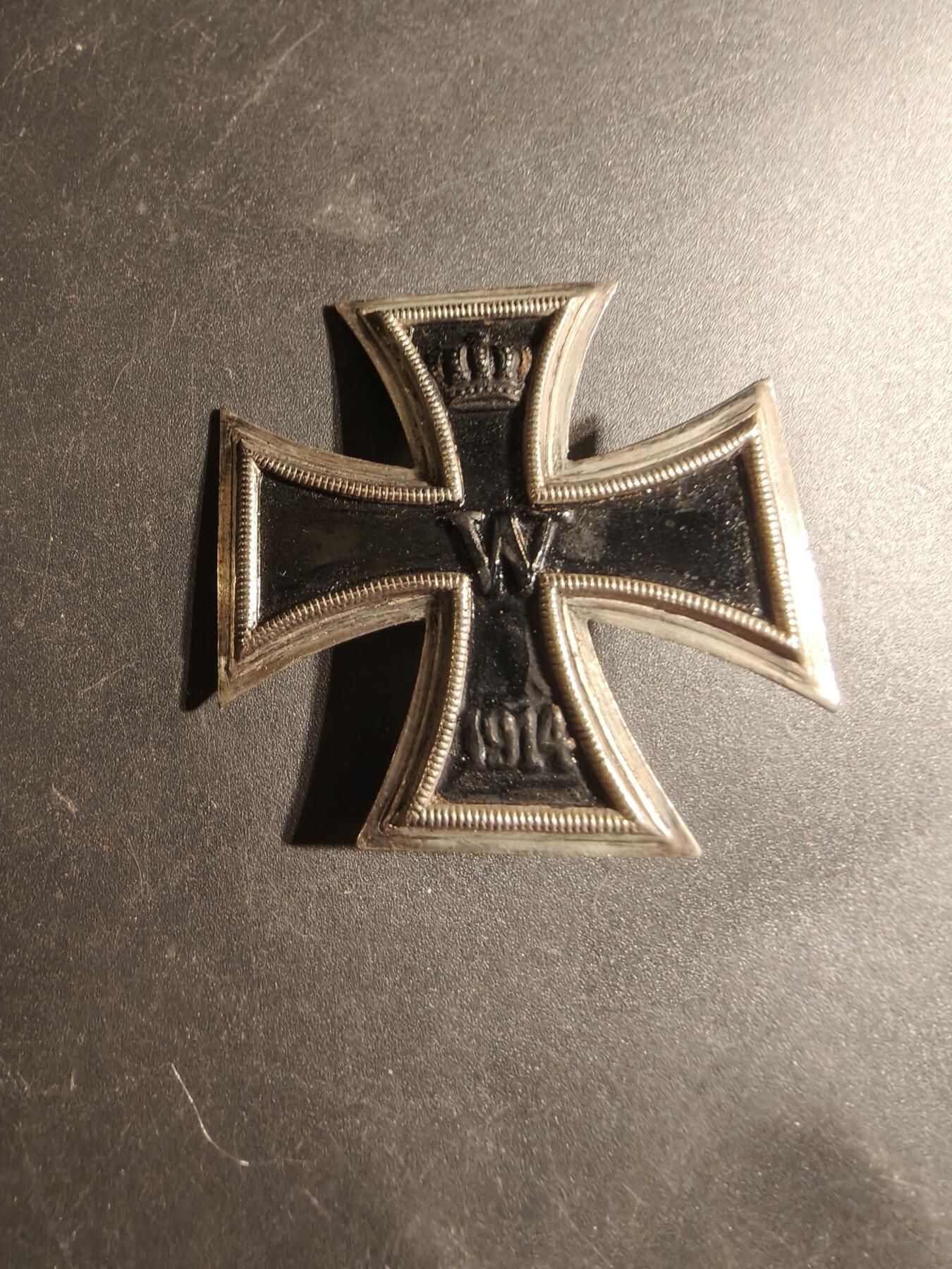 老王徽章第179期 德国一战一级铁十字勋章     微拱
