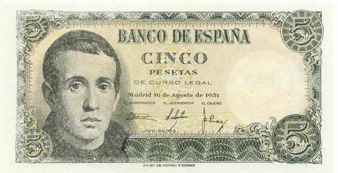 小福收藏拍卖第199期 裸钞场 本期有多张豹子号靓号 瑞士1000法郎 经典提香 毛里求斯首发年大全套 白俄罗斯5000000卢布 苏里南10000盾  爱沙尼亚  苏丹 西班牙 保加利亚 古巴等多国精美纸币 西班牙 1951年 5比塞塔 unc