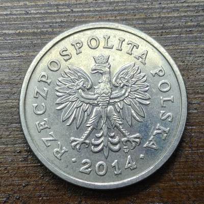 【铜匠收藏】★第140场★散币场。不寄存，30包邮。不满30元，支付5元运费。《接受代拍 代送NGC评级》 - 38【无寄存】波兰2014年 1兹罗提 波兰白鹰橡树叶