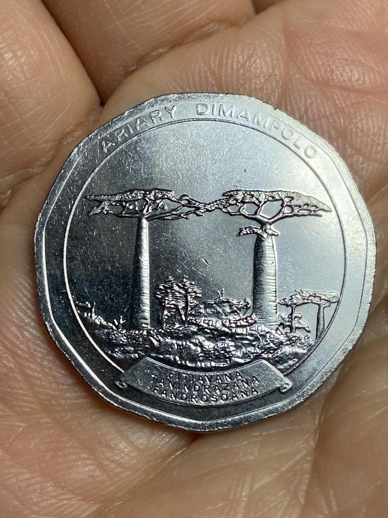 2026年第十五场(总第一百八十四场）外国好品散币场(免佣金) 马达加斯加🇲🇬2021年50法郎