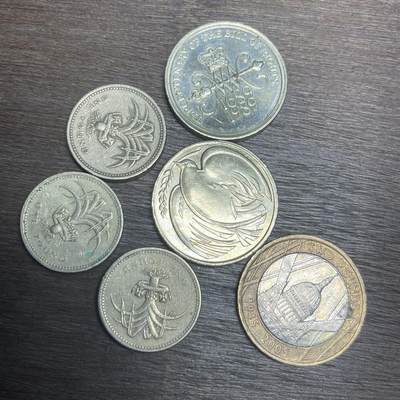 【铜匠收藏】★第140加场★精品老铜币 硬币专场 不寄存，200包邮。不满200元，支付5元运费。《接受代拍 代送NGC评级》 - 100【无寄存】英镑 6枚