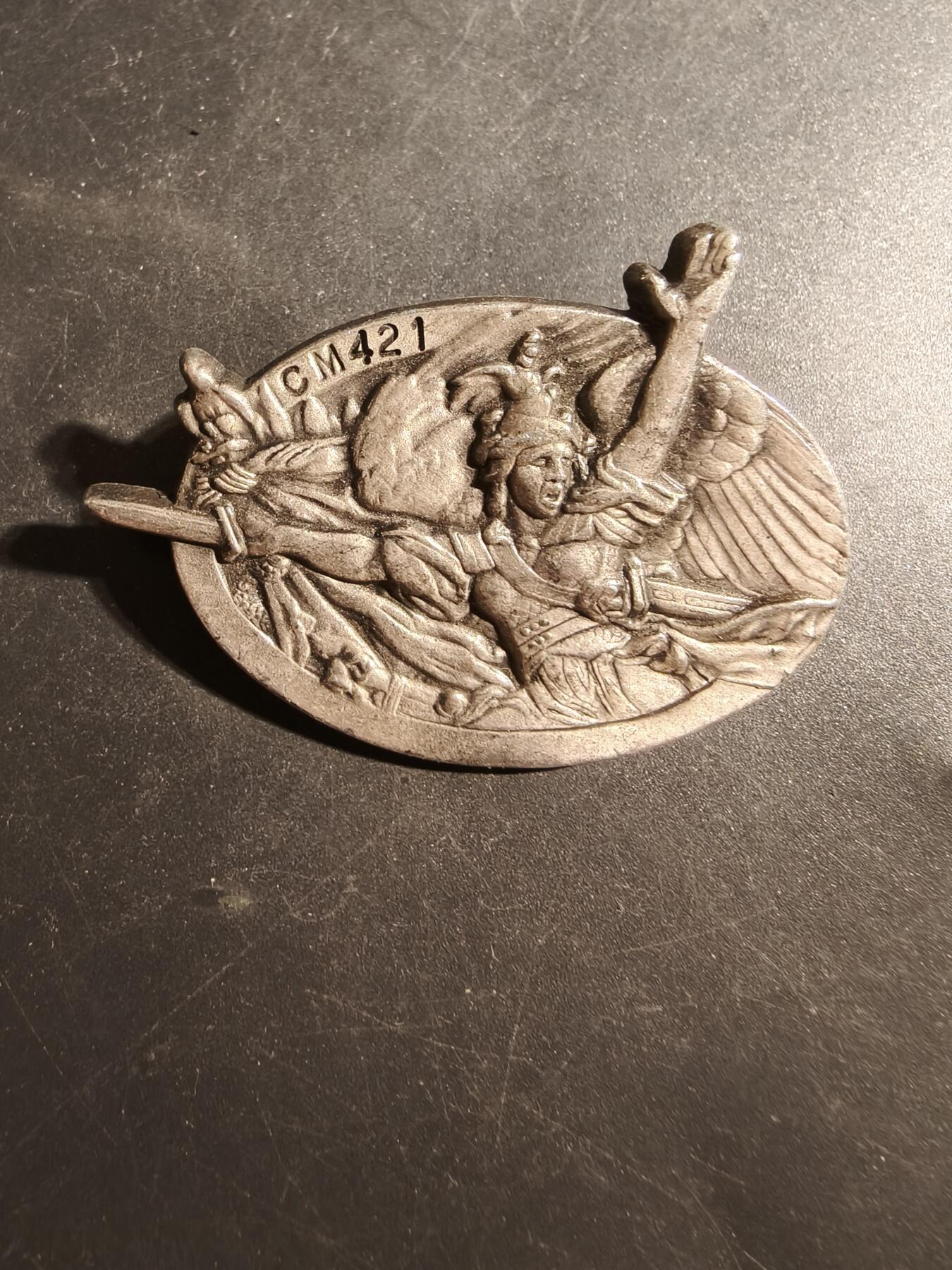 老王徽章第179期 法国陆军第421国防动员中心证章