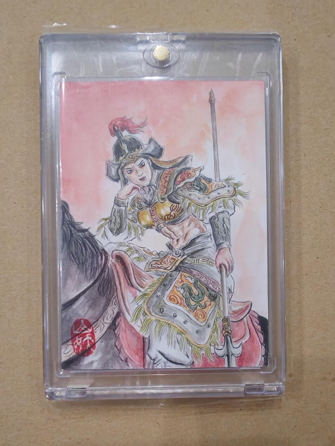 言遇卡牌【2026.1.31周六晚21：00截拍】新人闲置欢迎捡漏 【手绘卡】【亲签】秦良玉 画师山妖 卡背亲签 