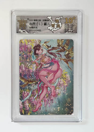 阳大大卡牌拍卖第96期（持续收拍品，周五晚上九点截拍，进群福利早知道） - 【10星】燎原三国 龙骧虎跃 罐儿 小乔（A）浮雕折光420