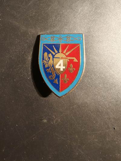 老王徽章第179期 - 法国陆军第4轻骑兵团证章