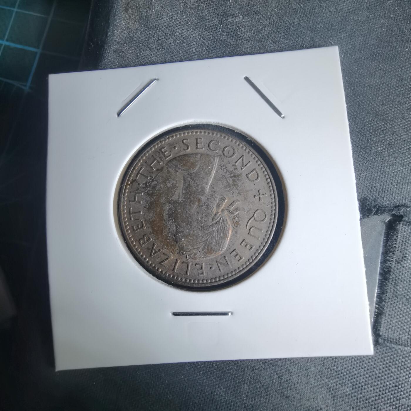 沼泽如烟--第975场 新西兰1957年半便士