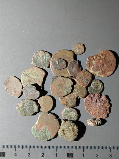 111期新疆红钱粟特钱币丝路钱币专场 - 甲5丝路铜币一组(20枚)