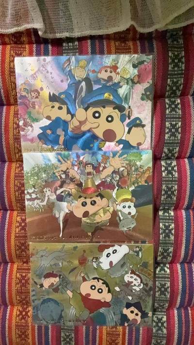 光影卡牌第29期，各家亲签，各家套卡，持续收拍品 - 蜡笔小新粗闪