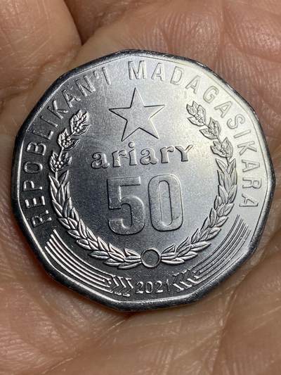 2026年第十五场(总第一百八十四场）外国好品散币场(免佣金) - 马达加斯加🇲🇬2021年50法郎