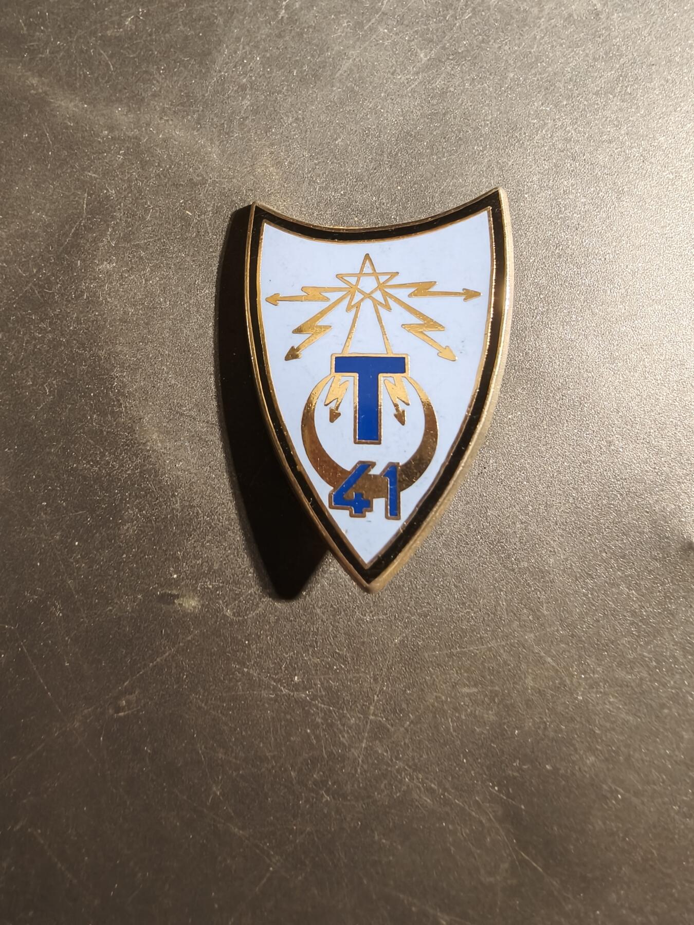 老王徽章第179期 法国陆军第41通信团证章