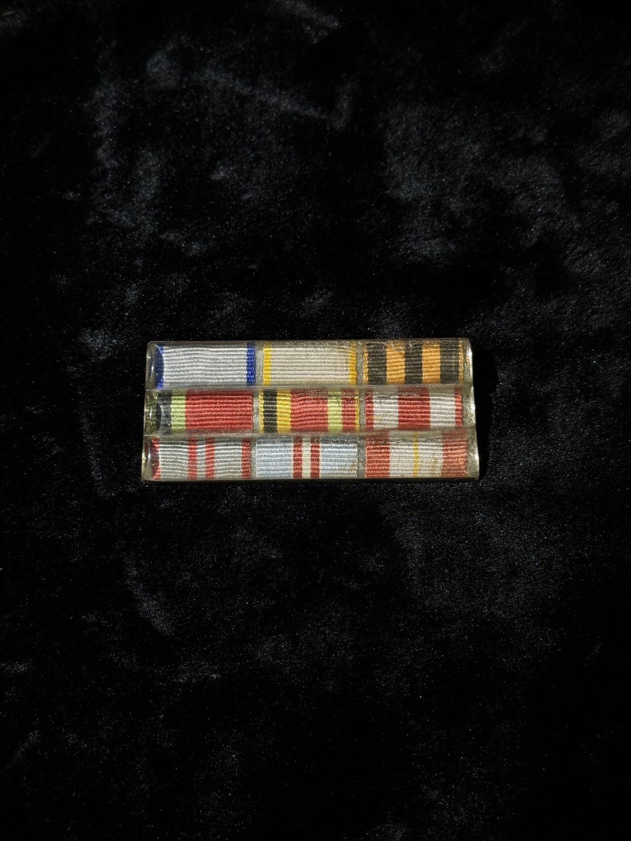 戎马世界章牌大赏第110期 二战老兵勋略表 勇敢奖章战功奖章战胜德国奖章