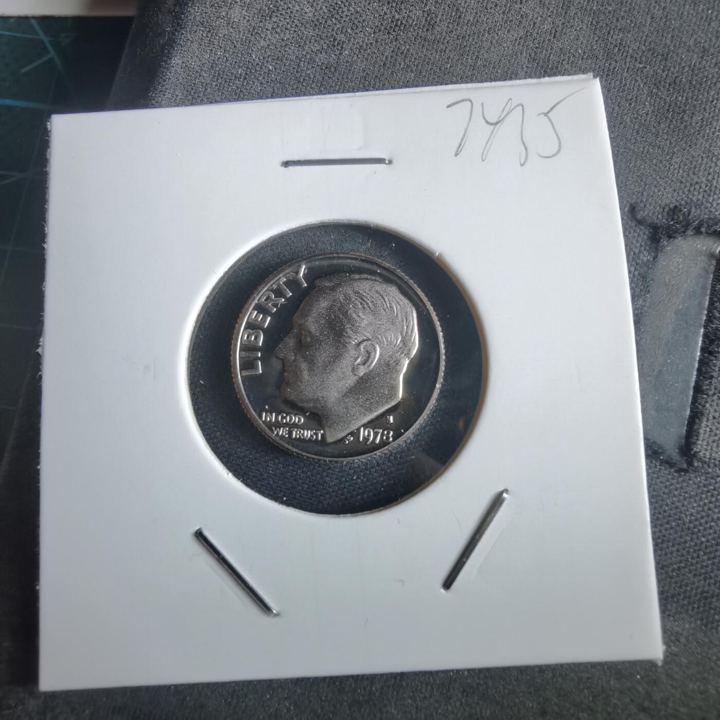 沼泽如烟--第974场 美国1978年10分精制币