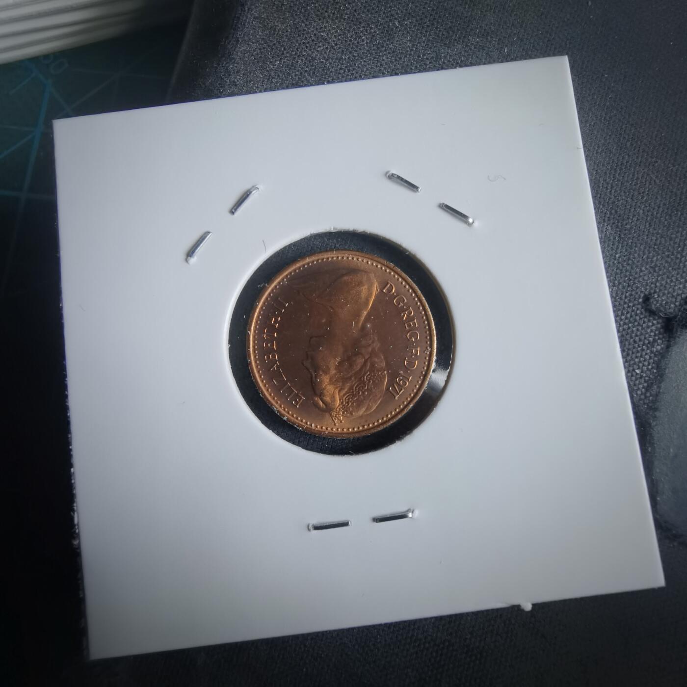 沼泽如烟--第974场 英国1971年半便士