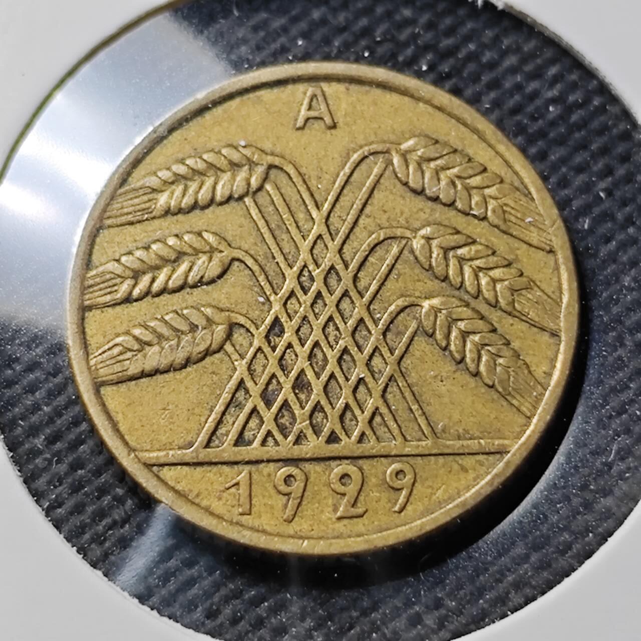 KK钱币收藏小铺  第389期  2月预留时间 周末发货 1929魏玛10分 