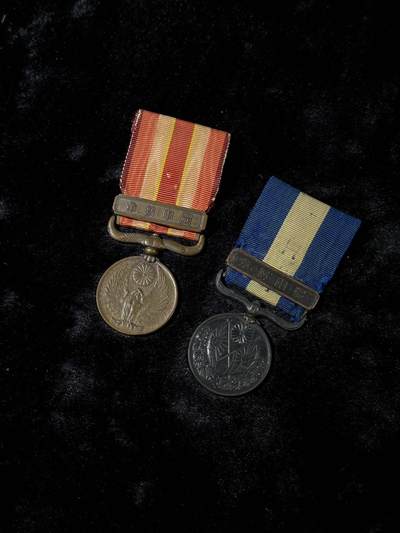 戎马世界章牌大赏第110期 - 日本从军记章一组