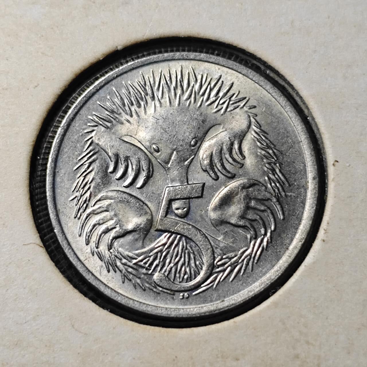 KK钱币收藏小铺  第389期  2月预留时间 周末发货  1982澳大利亚5分 好品