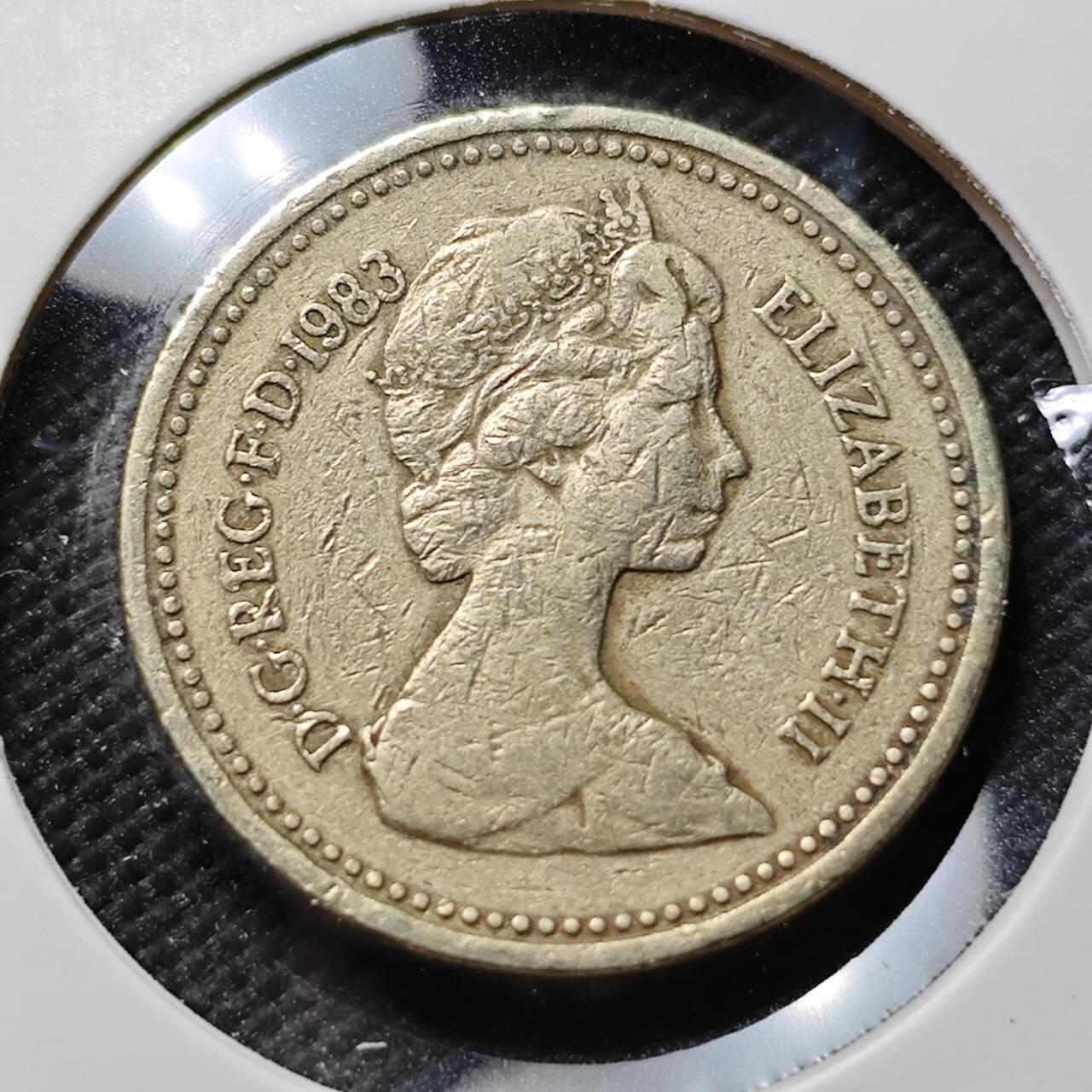 KK钱币收藏小铺  第389期  2月预留时间 周末发货  英国1镑