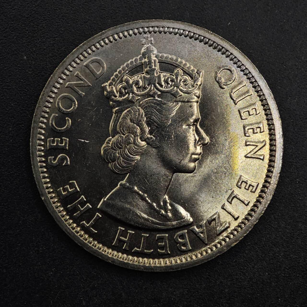 【淘币小摊】限时拍第八百五十五拍  铜钱场  满百包邮可预留两周  周一统一发货  东加勒比1965年50分镍币