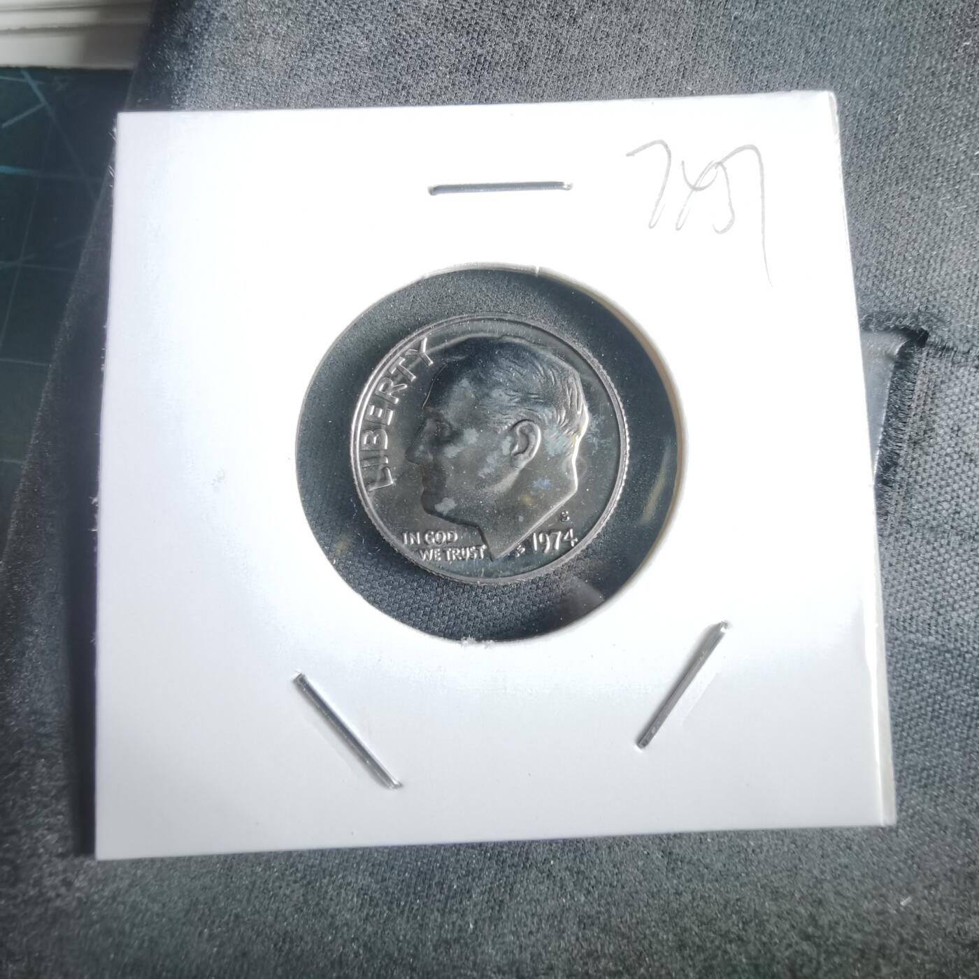 沼泽如烟--第974场 美国1974年10分精制币