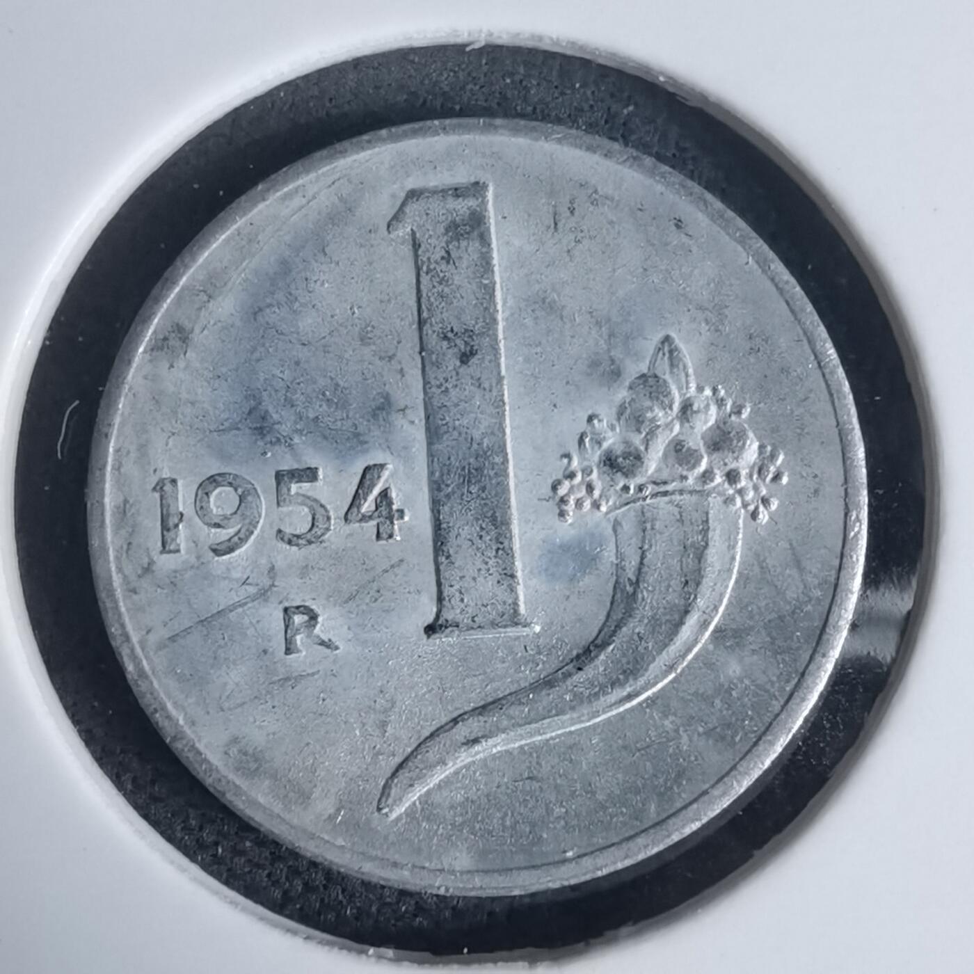 沼泽如烟--第975场 意大利1954年1里拉