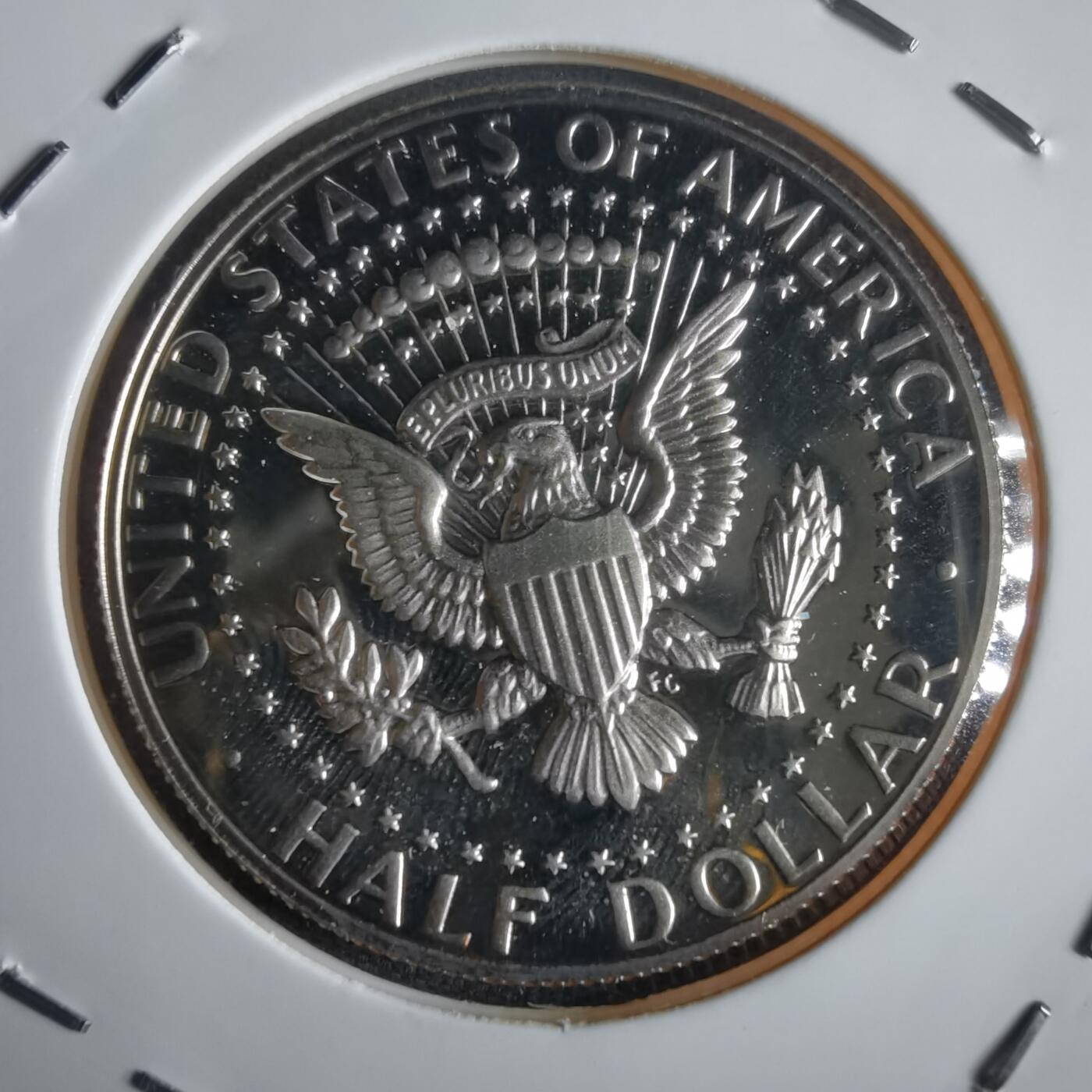 沼泽如烟--第974场 美国1986年50分精制币