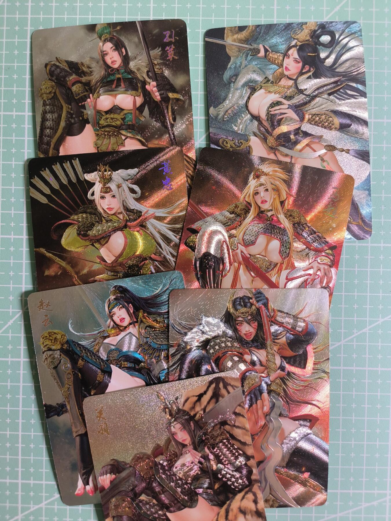 第20期  2026马年祝大家 身体健康 万事如意 (持续收拍品中…) 【浮雕折光】燎原×黑暗王朝《三国姬》7张套