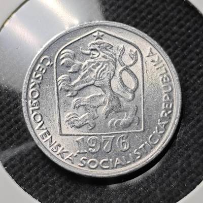 KK钱币收藏小铺  第389期  2月预留时间 周末发货 -  1976捷克斯洛伐克10赫勒