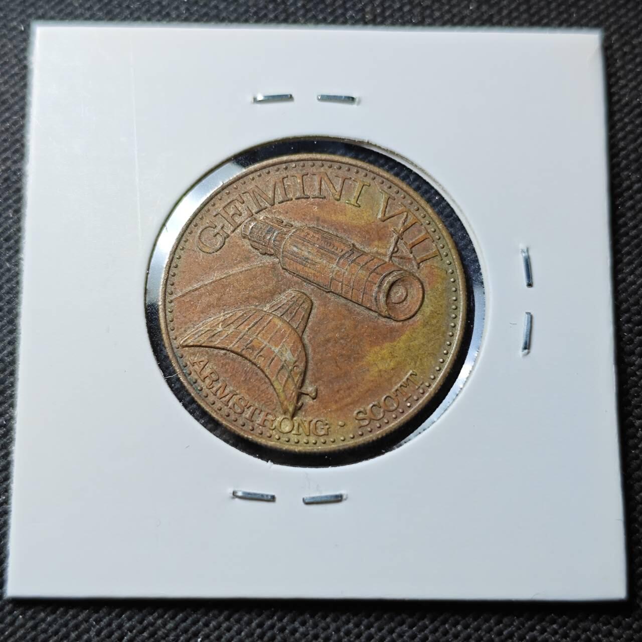 KK钱币收藏小铺  第389期  2月预留时间 周末发货 美国航天纪念章 