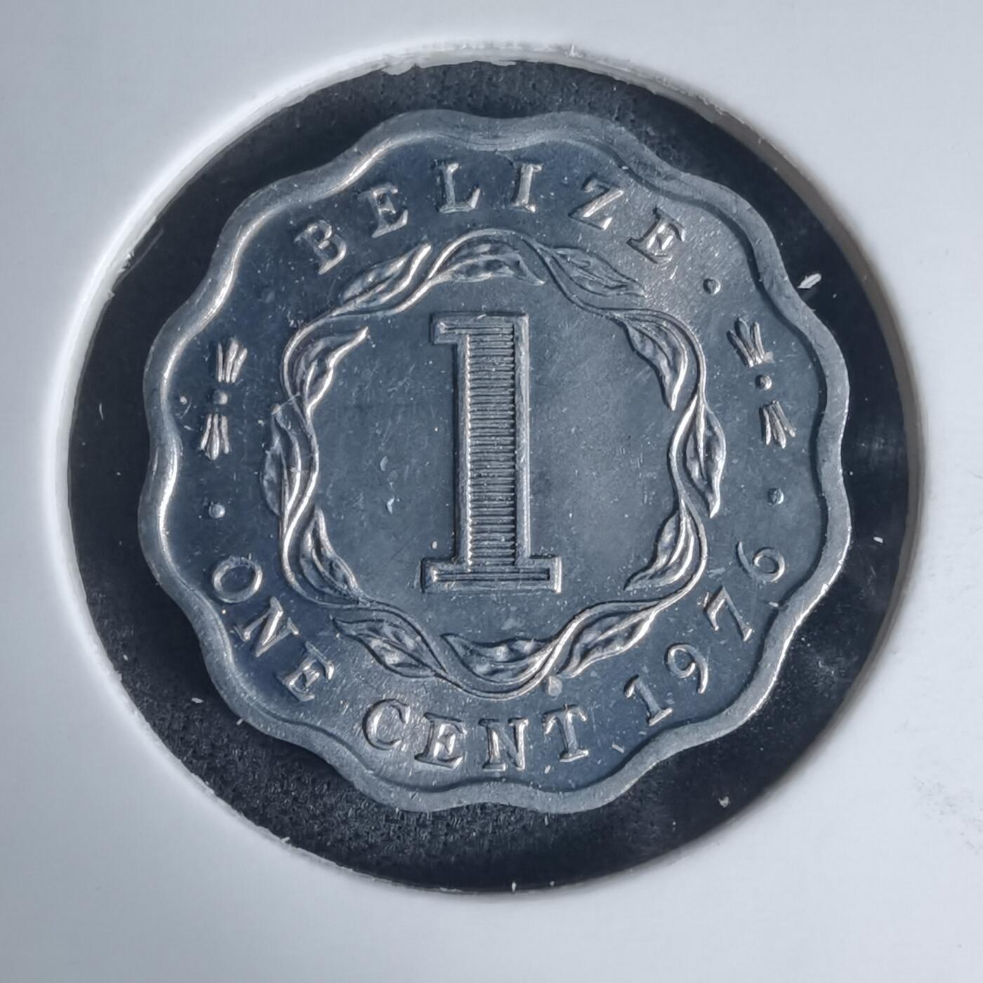 沼泽如烟--第975场 伯利兹1976年一分