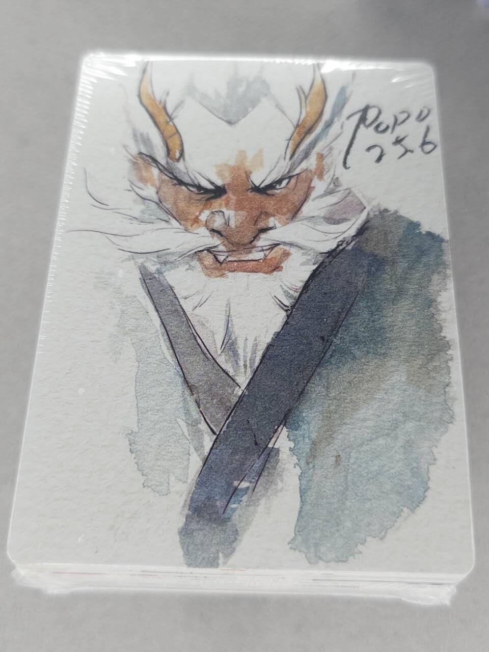 春节前倒数第二场！！龙虎卡牌-七四场（满200元包邮，无佣金，每周六结拍，欢迎送拍） 【原封】套卡  布丁三国 五虎元神 布丁手绘复刻 一套