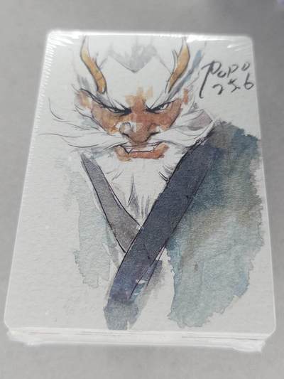 春节前倒数第二场！！龙虎卡牌-七四场（满200元包邮，无佣金，每周六结拍，欢迎送拍） - 【原封】套卡  布丁三国 五虎元神 布丁手绘复刻 一套