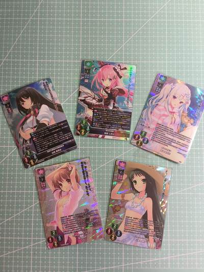 第20期  2026马年祝大家 身体健康 万事如意 (持续收拍品中…) - 【彩闪】LYCEE《战国恋姬》日文原版稀有卡  5张