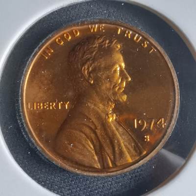 沼泽如烟--第974场 - 美国1974年一分精制币 