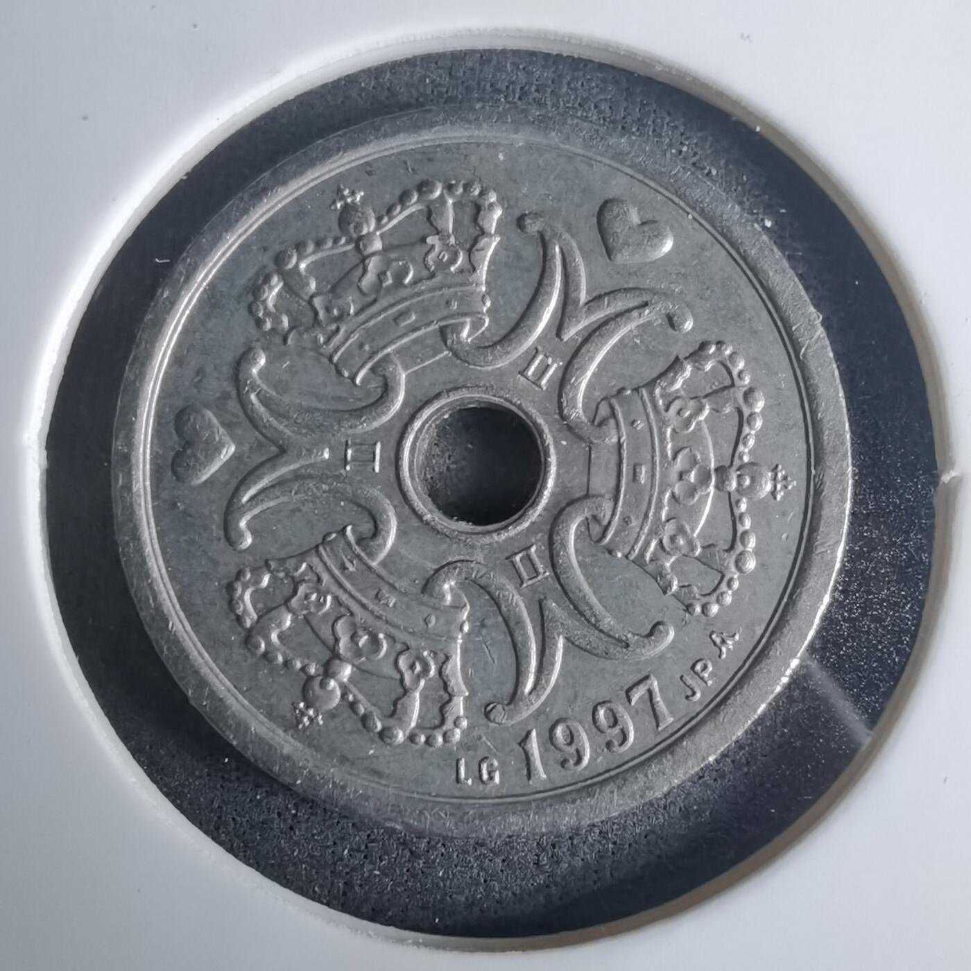 沼泽如烟--第975场 丹麦1997年1克朗