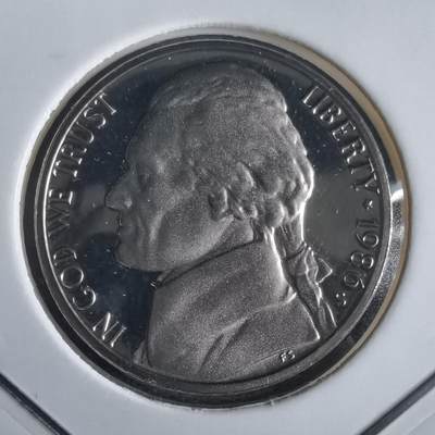 沼泽如烟--第974场 - 美国1986年五分精制币