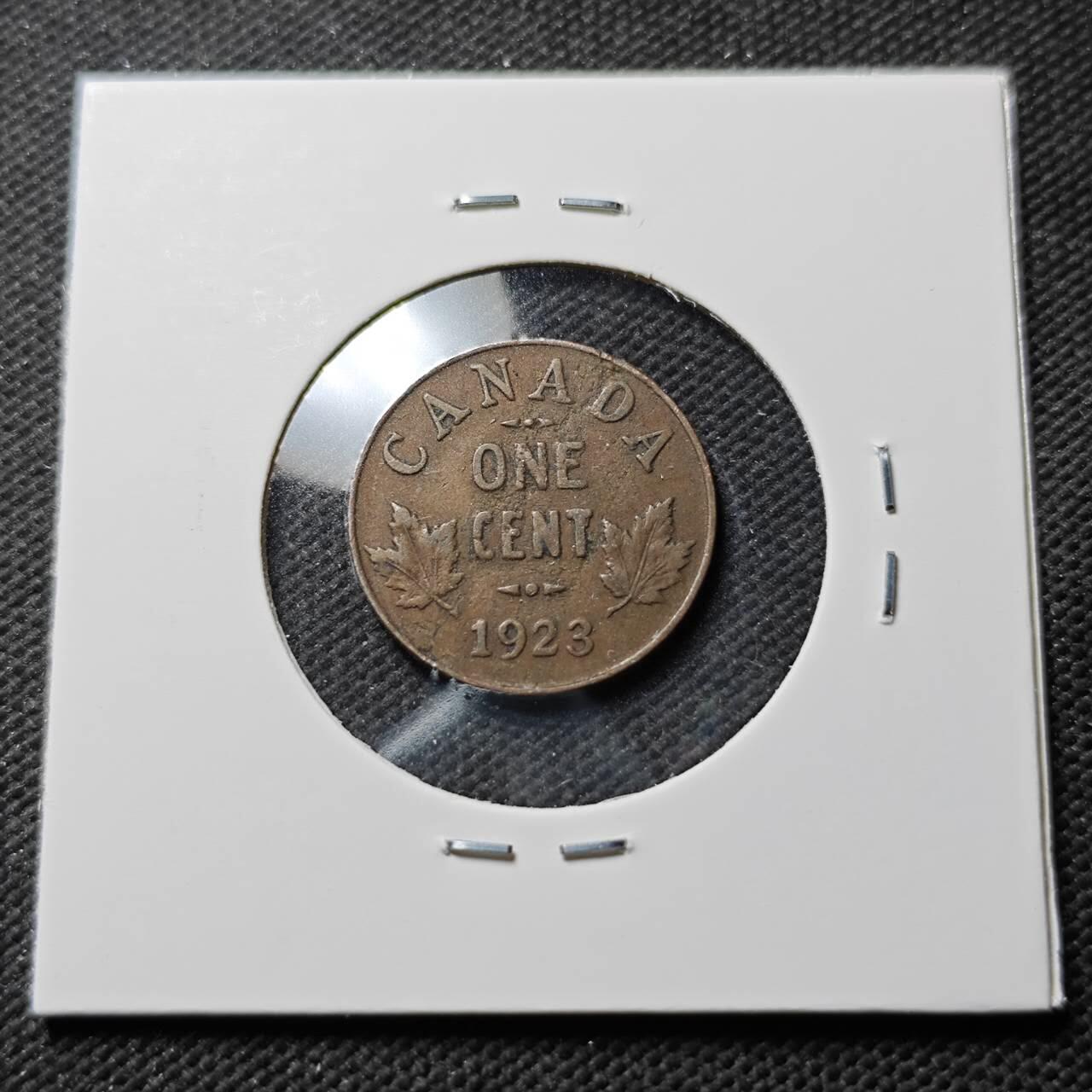 KK钱币收藏小铺  第389期  2月预留时间 周末发货 加拿大1分铜币 