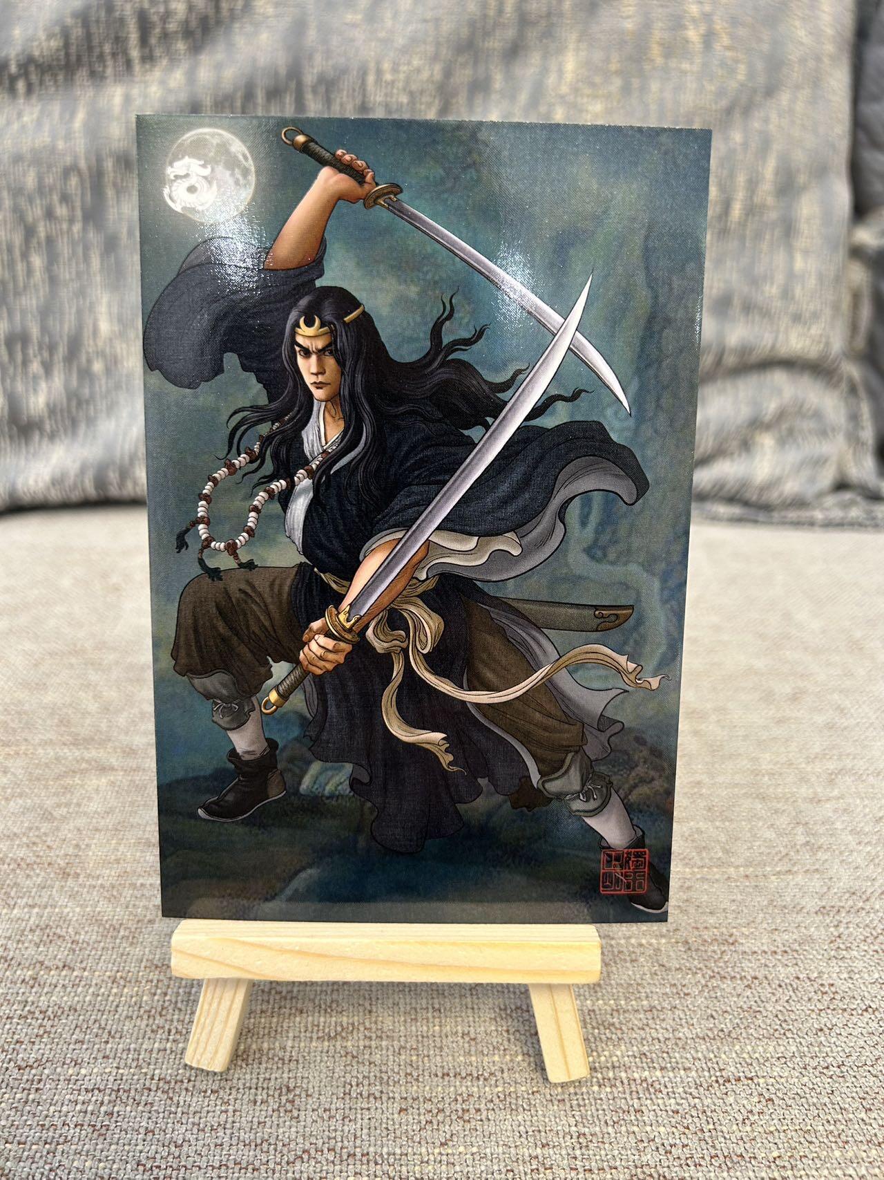 喜灰玩卡拍卖第四期，接代拍，免佣金帮卡友们拍卖，欢迎送拍，释放现金流，让自己有资金可以购买更多喜欢的卡牌，让别的卡友能淘到更多心仪的卡牌 独行正明水浒明信片一套9张