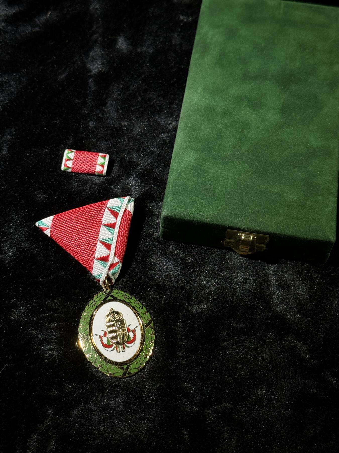 戎马世界章牌大赏第110期 匈牙利金级服役功勋奖章