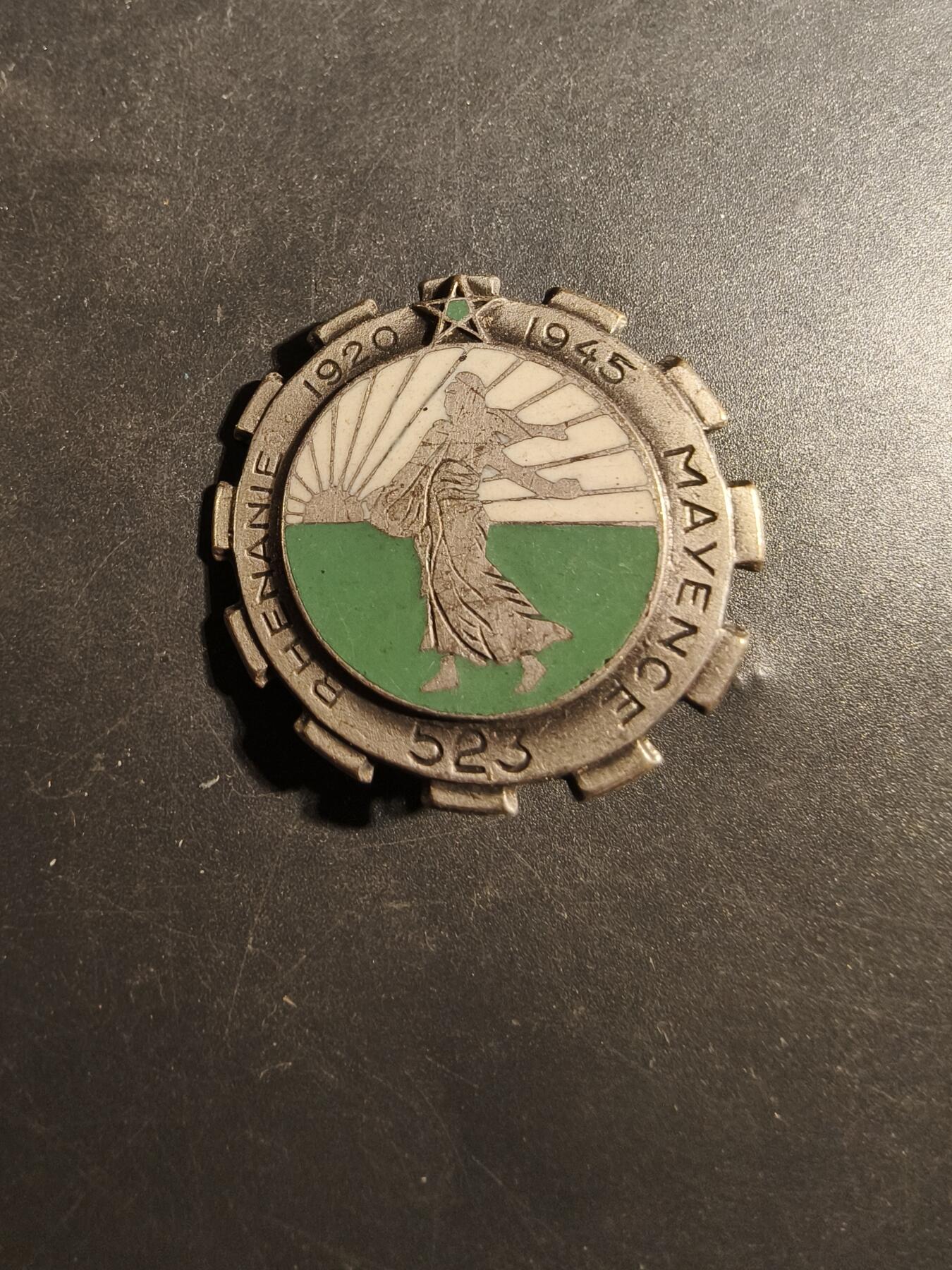 老王徽章第179期 法国陆军第523运输团证章