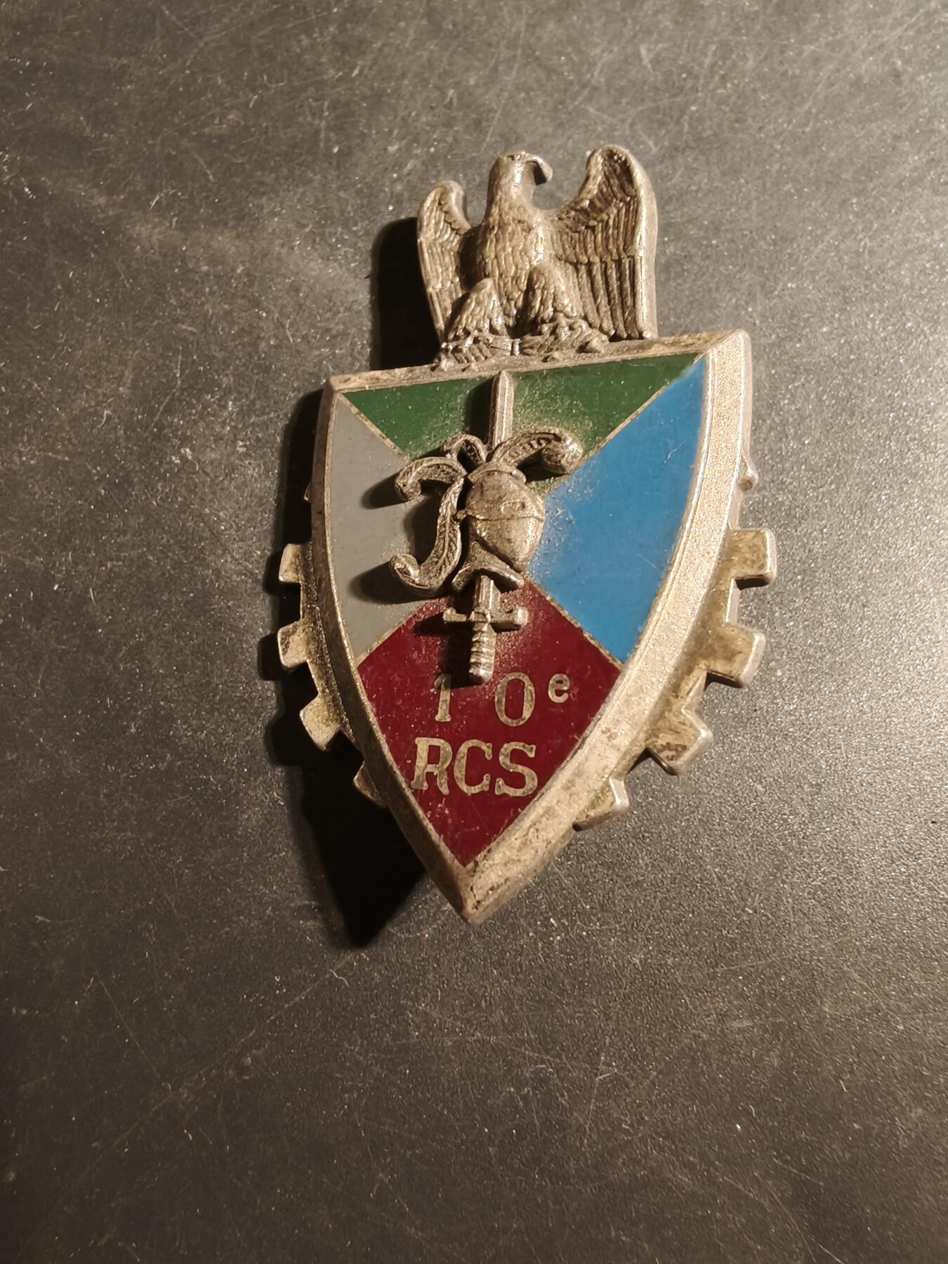 老王徽章第179期 法国陆军第10指挥与支援团证章