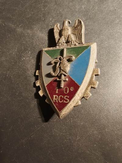 老王徽章第179期 - 法国陆军第10指挥与支援团证章