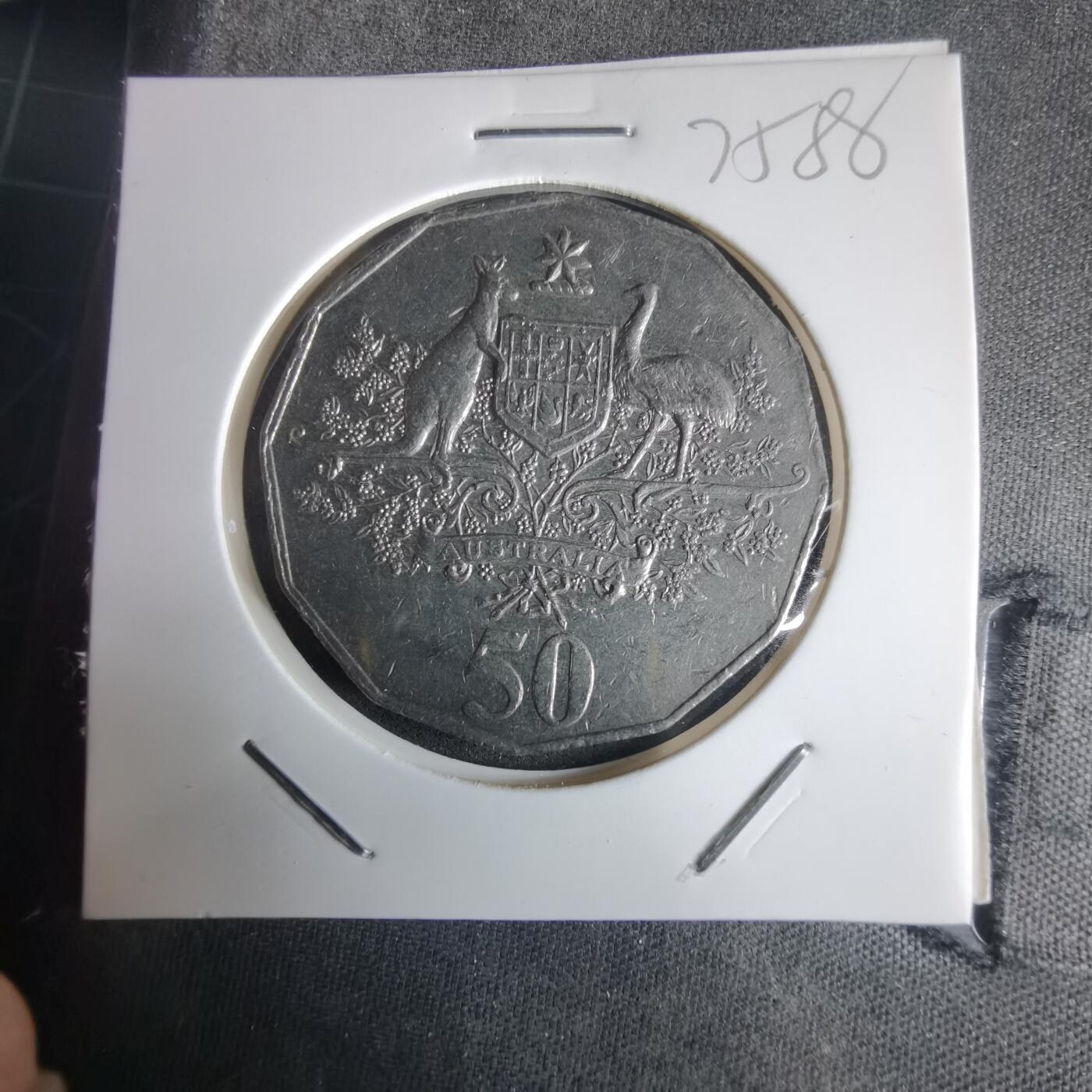 沼泽如烟--第975场 澳大利亚2001年50分纪念币