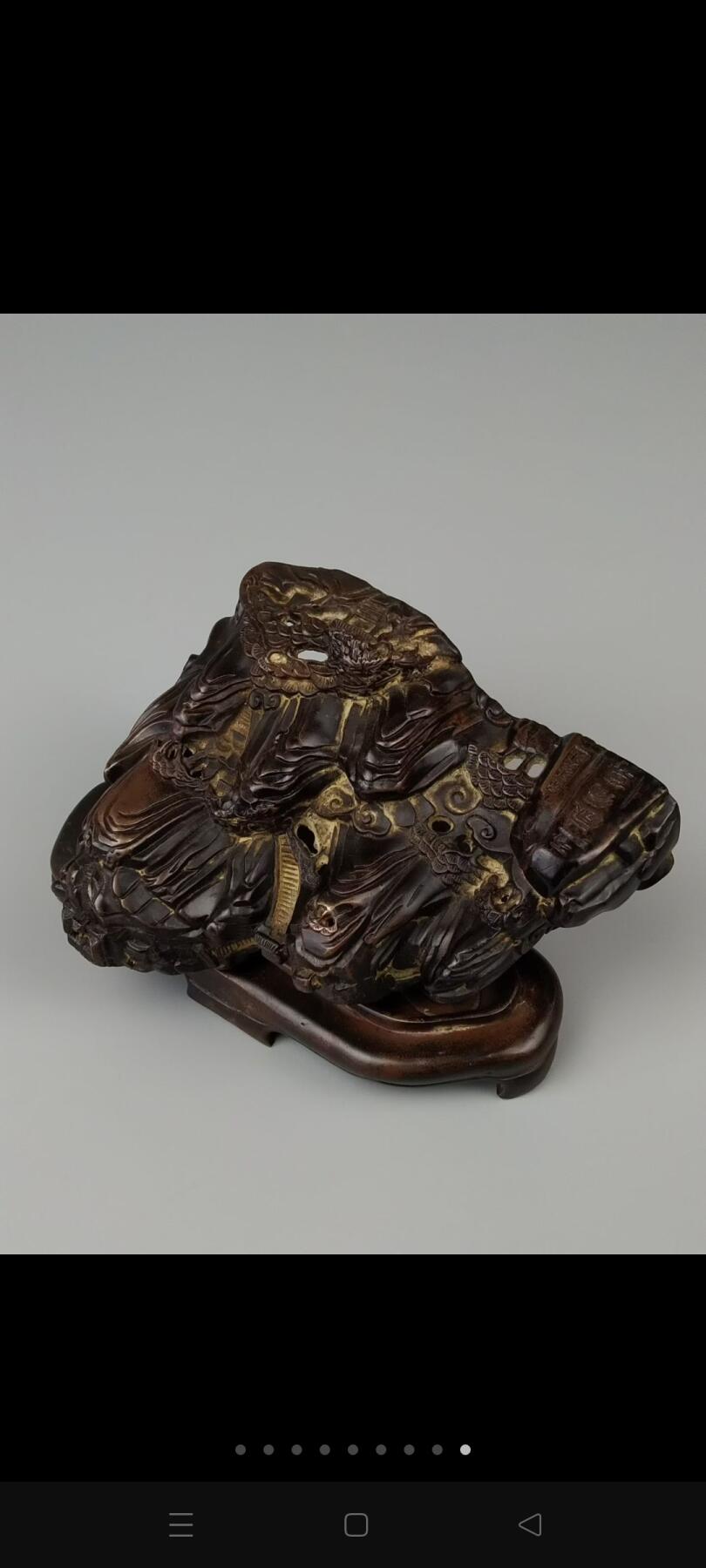 旧藏【五岳独尊 昂头天外】纯铜 薰香炉。全品完整、包浆老辣，尺寸如图！