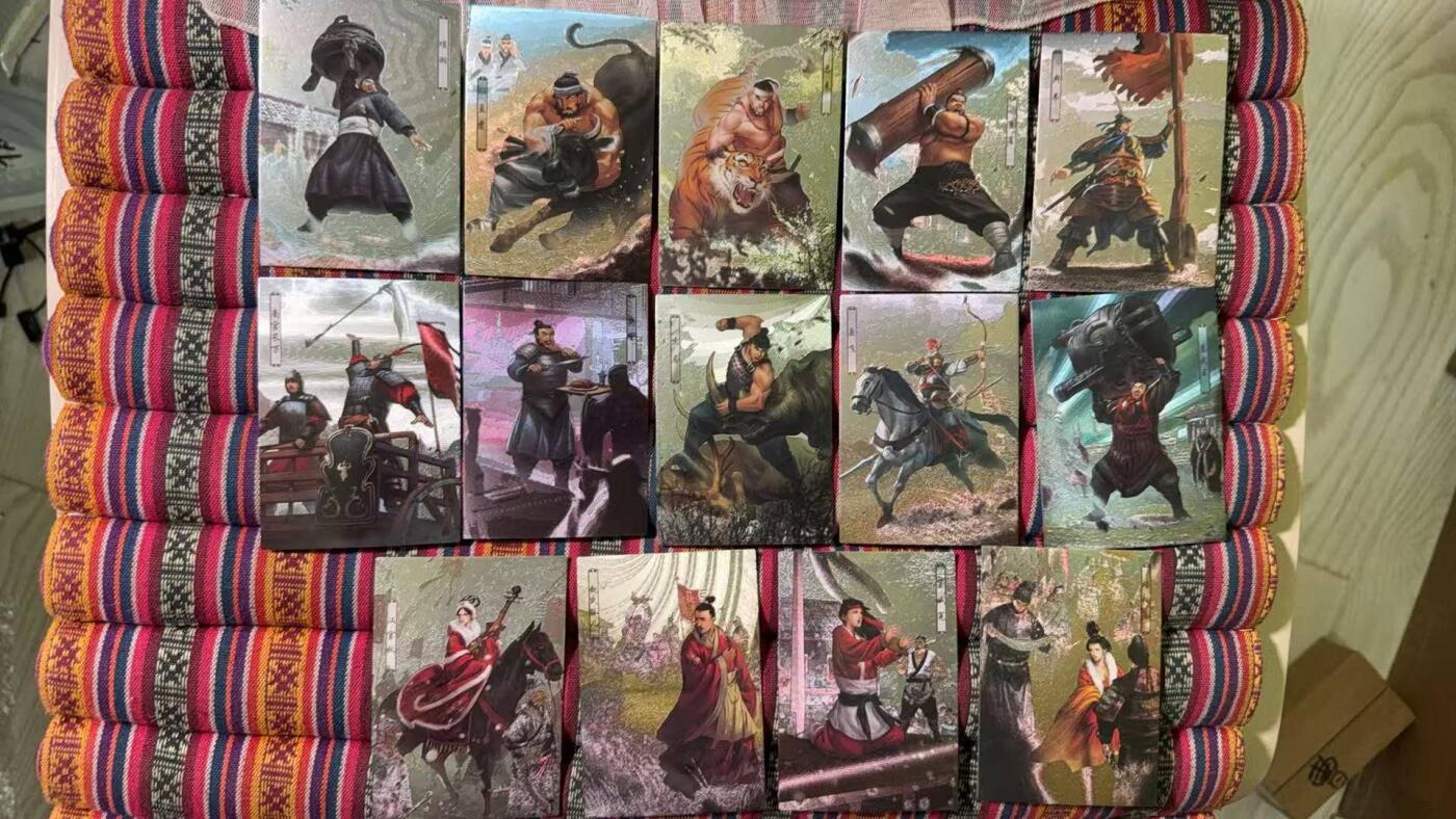 光影卡牌第29期，各家亲签，各家套卡，持续收拍品 司马半粗十大力士+四大悲剧+四梦+四大案+四大传说