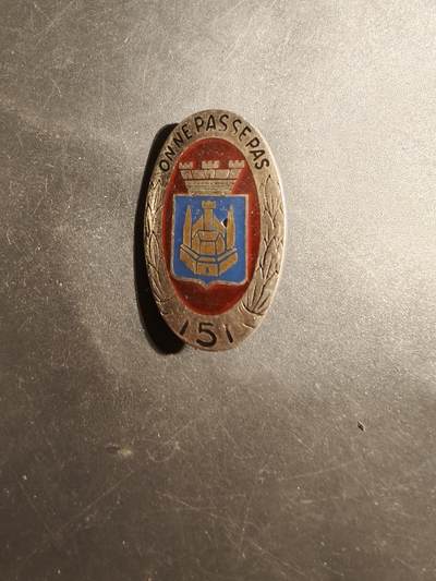 老王徽章第179期 - 法国第151步兵团证章