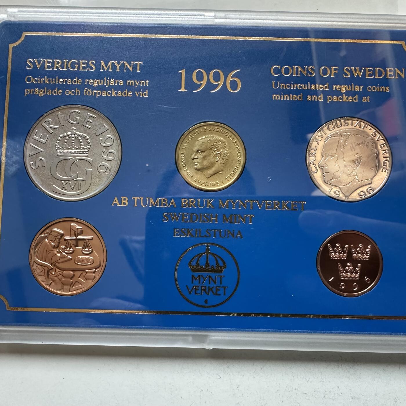 🌹外币初藏🌹🐯2026年第12场  每周二四六晚8️⃣点 接代拍 瑞典1996年原厂套币 